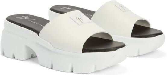 Giuseppe Zanotti Apocalypse Hot slippers Wit