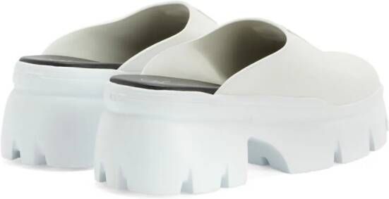 Giuseppe Zanotti Apocalypse Sabot muiltjes Wit