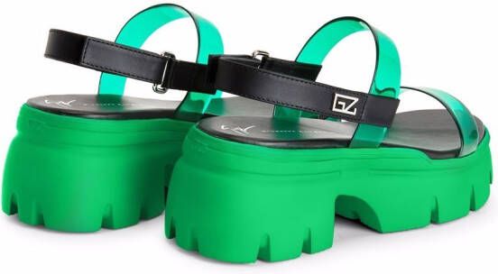 Giuseppe Zanotti Apocalypse Summer sandalen Groen