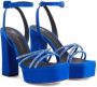 Giuseppe Zanotti Arhama sandalen met plateauzool Blauw - Thumbnail 2