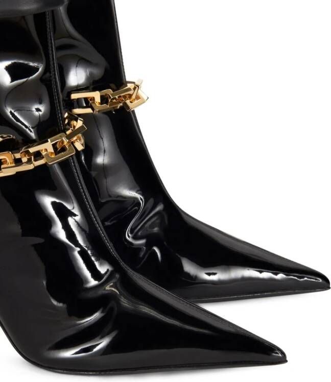 Giuseppe Zanotti Arles laarzen met hoge hak Zwart