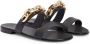 Giuseppe Zanotti Aubert sandalen met ketting Zwart - Thumbnail 2