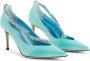 Giuseppe Zanotti Audace Crystal pumps met kristal Blauw - Thumbnail 2