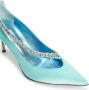 Giuseppe Zanotti Audace Crystal pumps met kristal Blauw - Thumbnail 4