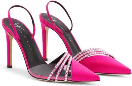 Giuseppe Zanotti Audrine slingback pumps Roze