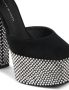 Giuseppe Zanotti Bebe sandalen verfraaid met kristallen Zwart - Thumbnail 4