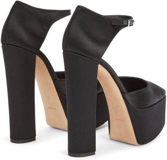 Giuseppe Zanotti Bebe satijnen pumps Zwart