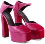 Giuseppe Zanotti Bebe fluwelen pumps Roze - Thumbnail 2