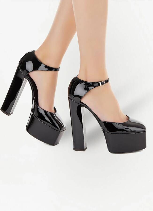 Giuseppe Zanotti Bebe pumps met plateauzool Zwart