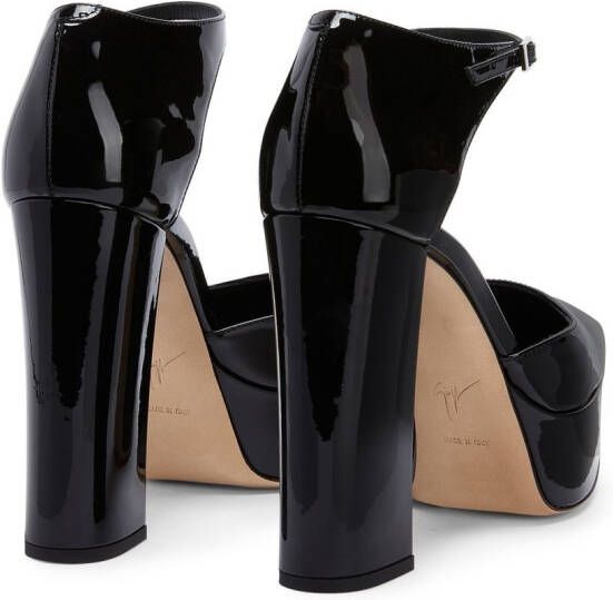 Giuseppe Zanotti Bebe pumps met plateauzool Zwart