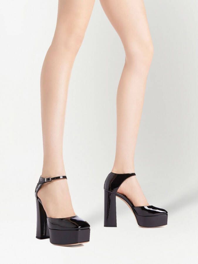 Giuseppe Zanotti Bebe pumps met plateauzool Zwart