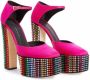 Giuseppe Zanotti Bebe sandalen met plateauzool Roze - Thumbnail 2
