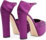 Giuseppe Zanotti Bebe satijnen pumps Paars - Thumbnail 3