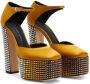 Giuseppe Zanotti Bebe Strass pumps met plateauzool Geel - Thumbnail 2