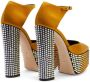 Giuseppe Zanotti Bebe Strass pumps met plateauzool Geel - Thumbnail 3