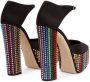 Giuseppe Zanotti Bebe Strass pumps met plateauzool Zwart - Thumbnail 3