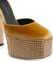 Giuseppe Zanotti Bebe Strass velvet pumps Goud - Thumbnail 4