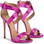 Giuseppe Zanotti Bella leren sandalen Roze - Thumbnail 2