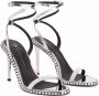 Giuseppe Zanotti Bellatriks leren sandalen Zilver - Thumbnail 2