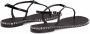 Giuseppe Zanotti Bellatriks T-bar sandalen met studs Zwart - Thumbnail 3