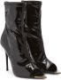 Giuseppe Zanotti Bette laarzen met open neus Zwart - Thumbnail 2