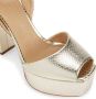 Giuseppe Zanotti Blis python-print sandalen Goud - Thumbnail 4