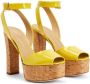 Giuseppe Zanotti New Betty sandalen met open neus Geel - Thumbnail 2