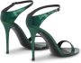 Giuseppe Zanotti Beverlee satijnen sandalen Groen - Thumbnail 3