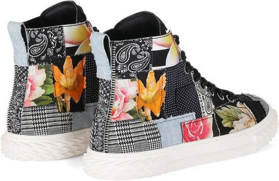 Giuseppe Zanotti Blabber Craft high-top sneakers Zwart