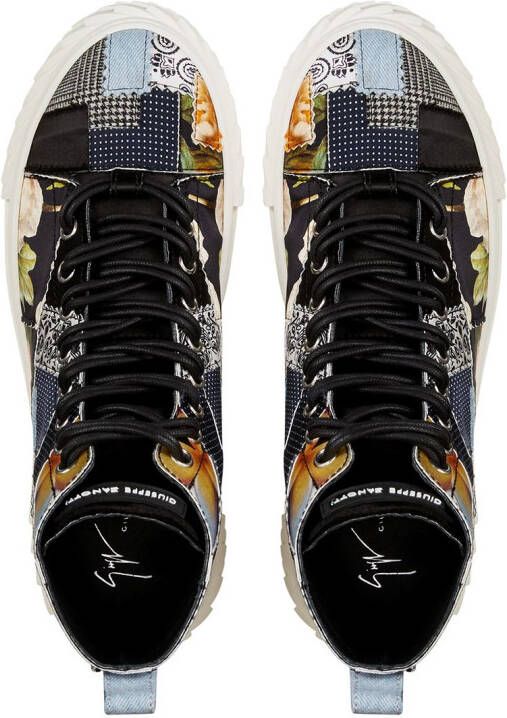 Giuseppe Zanotti Blabber Craft high-top sneakers Zwart