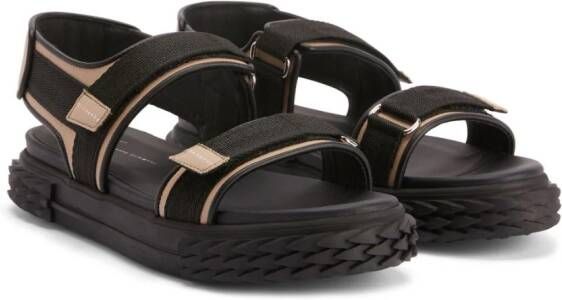 Giuseppe Zanotti Blabber Gummy sandalen met klittenband Veelkleurig