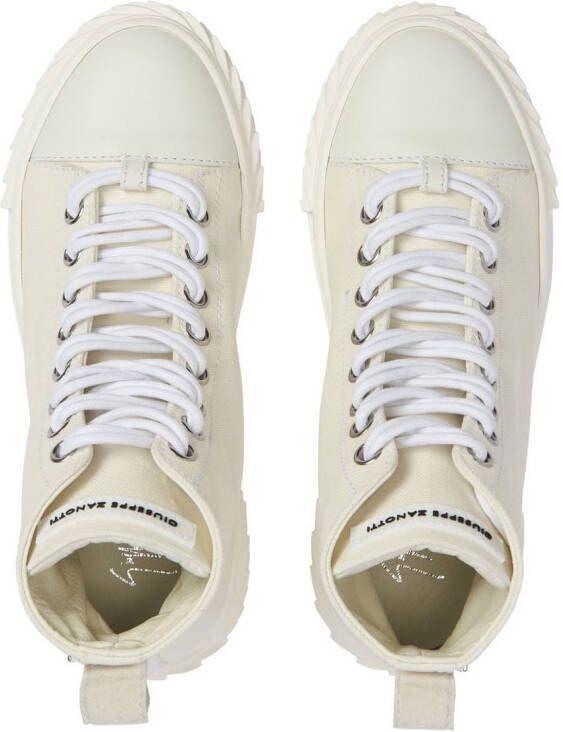 Giuseppe Zanotti Blabber high-top sneakers Wit