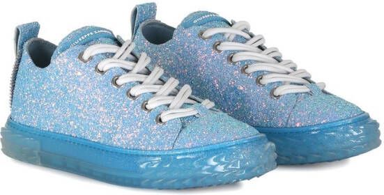 Giuseppe Zanotti Blabber low-top sneakers Blauw