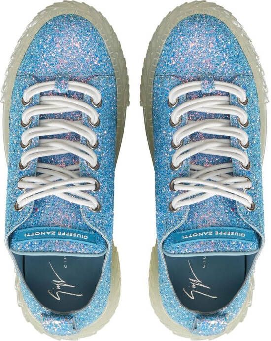 Giuseppe Zanotti Blabber low-top sneakers Blauw