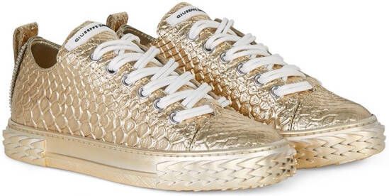 Giuseppe Zanotti Blabber low-top sneakers Goud