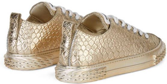 Giuseppe Zanotti Blabber low-top sneakers Goud