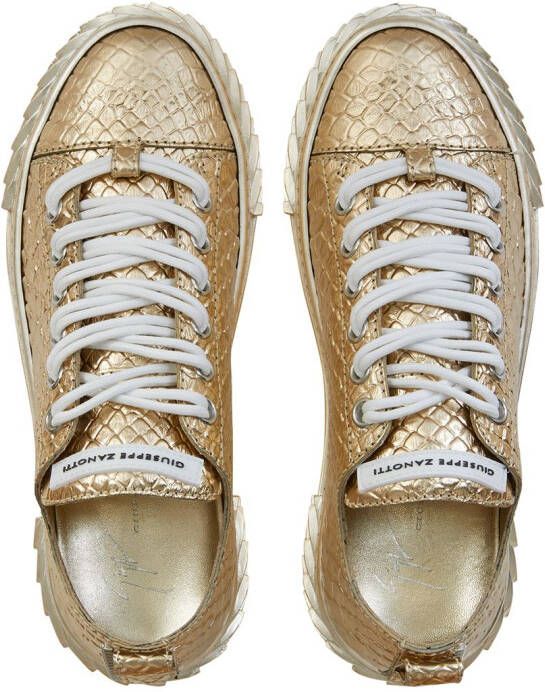 Giuseppe Zanotti Blabber low-top sneakers Goud