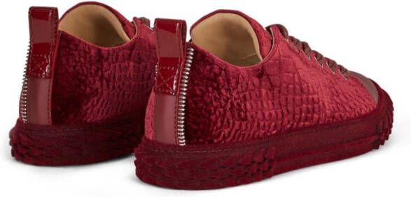 Giuseppe Zanotti Blabber low-top sneakers Rood