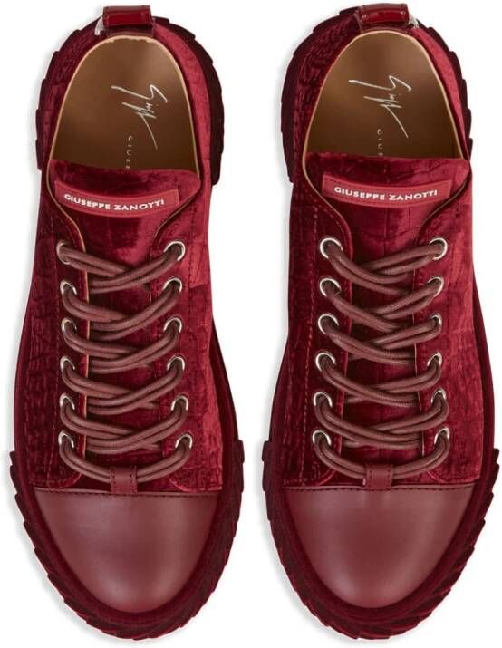 Giuseppe Zanotti Blabber low-top sneakers Rood