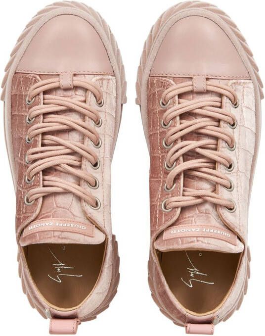 Giuseppe Zanotti Blabber low-top sneakers Roze