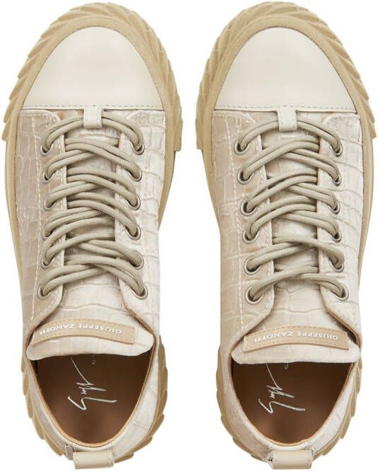 Giuseppe Zanotti Blabber low-top sneakers Wit