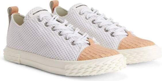 Giuseppe Zanotti Blabber mesh sneakers Wit