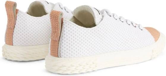 Giuseppe Zanotti Blabber mesh sneakers Wit