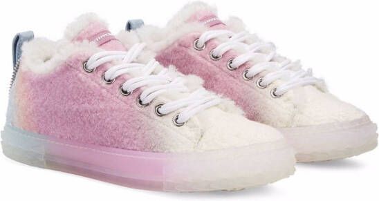 Giuseppe Zanotti Blabber sneakers met textuur Roze