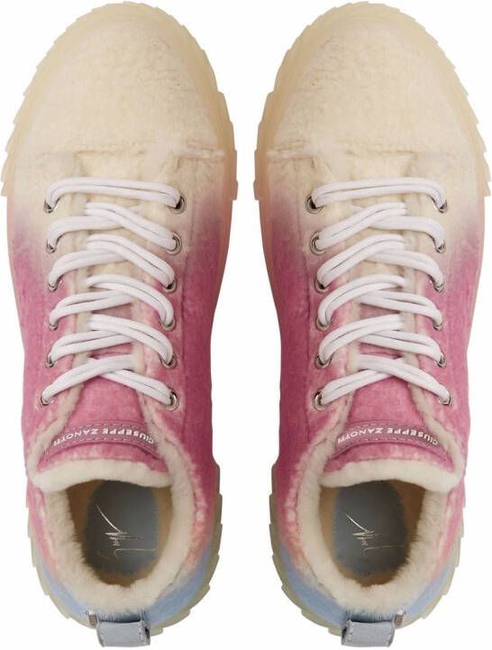 Giuseppe Zanotti Blabber sneakers met textuur Roze