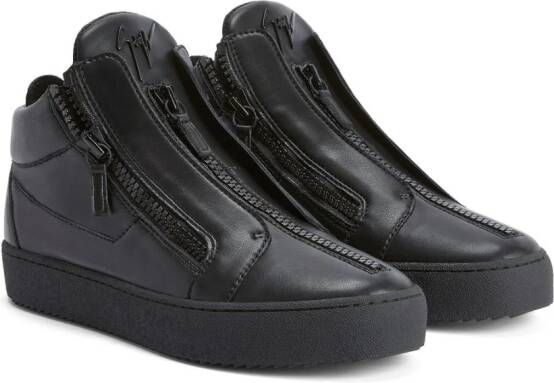 Giuseppe Zanotti Bonny sneakers met rits Zwart