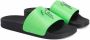 Giuseppe Zanotti Brett slippers met krokodillenleer-effect Groen - Thumbnail 2