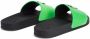 Giuseppe Zanotti Brett slippers met krokodillenleer-effect Groen - Thumbnail 3