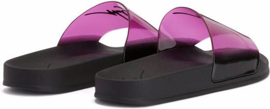 Giuseppe Zanotti Brett slippers Roze