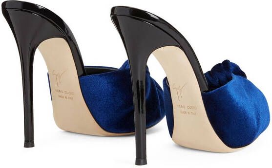 Giuseppe Zanotti Bridget sandalen met geknoopt detail Blauw